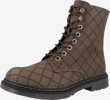 Dockers by Gerli Lace-Up Ankle Boots in Brown: front