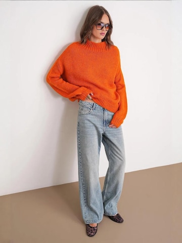 MixRay Sweter 'Pullover' w kolorze pomarańczowy