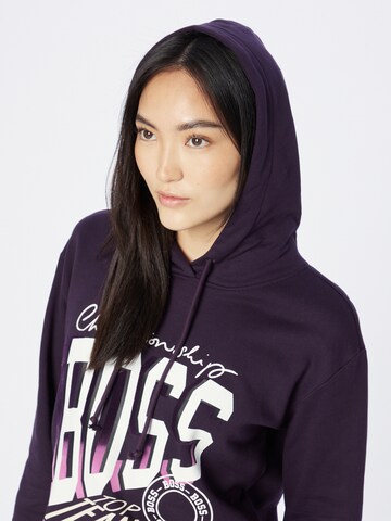 BOSS Orange Sweatshirt 'Edelight' in Lila