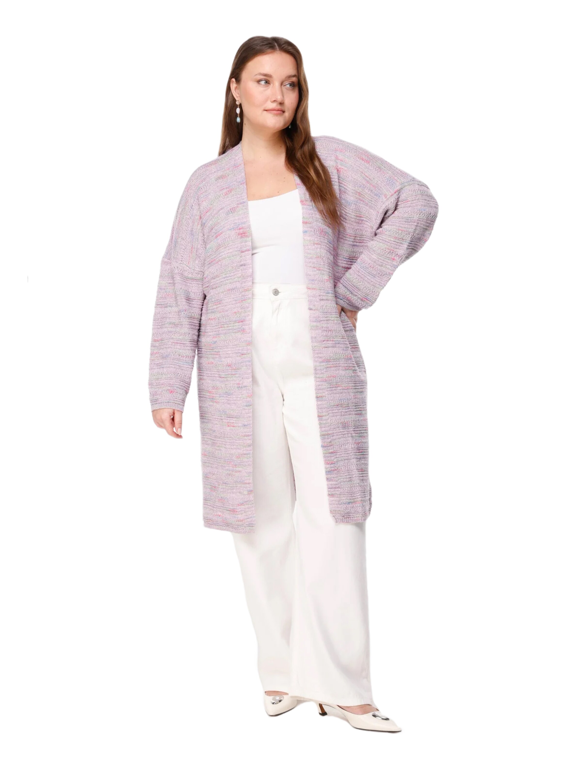 Shape Of You Strickjacke in Lila