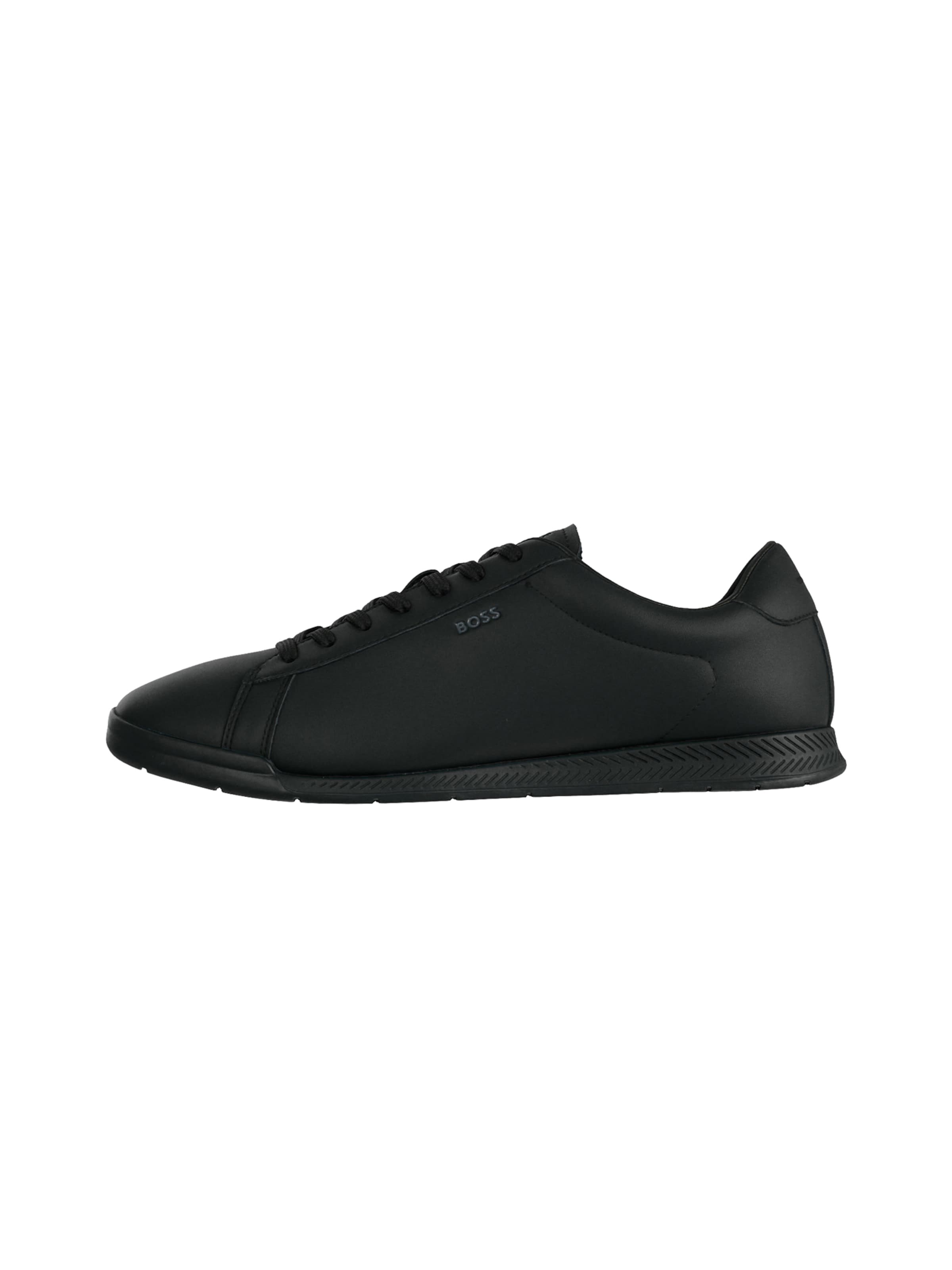 Baskets basses 'Nitan' BOSS en noir : devant