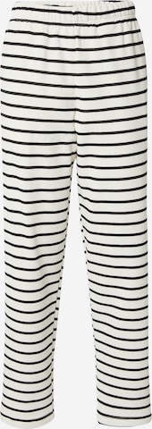 PIECES Loosefit Housut 'PCChilli' värissä valkoinen: etupuoli