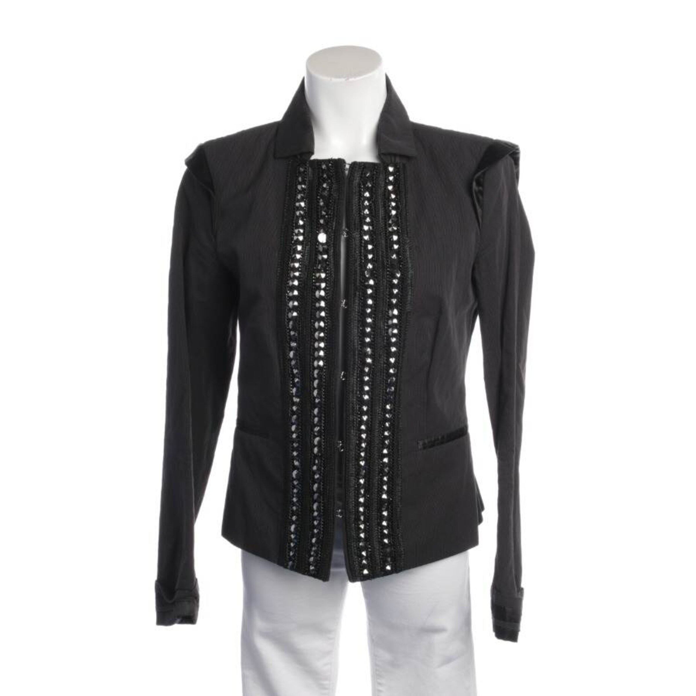 Rich & Royal Jacket & Coat in L in Grey: front