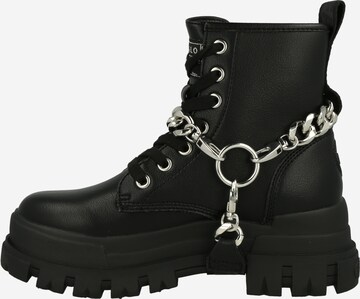 BUFFALO Lace-up bootie 'ASPHA CHAIN 2.0' in Black