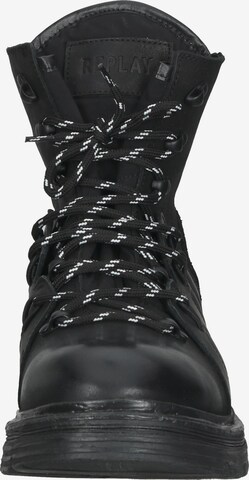 REPLAY Lace-Up Boots in Black