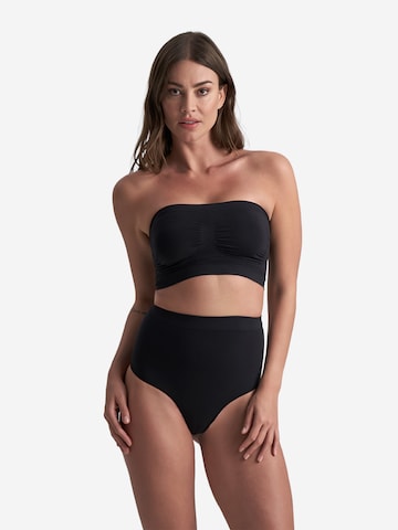 Slip scultant 'Soft Touch Seamless Mid Waist Thong' Bye Bra en noir