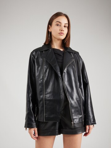 Misspap Between-season jacket 'Premium' in Black: front