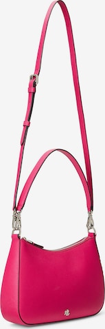 Borsa a spalla 'DANNI' di Lauren Ralph Lauren in rosa: frontale
