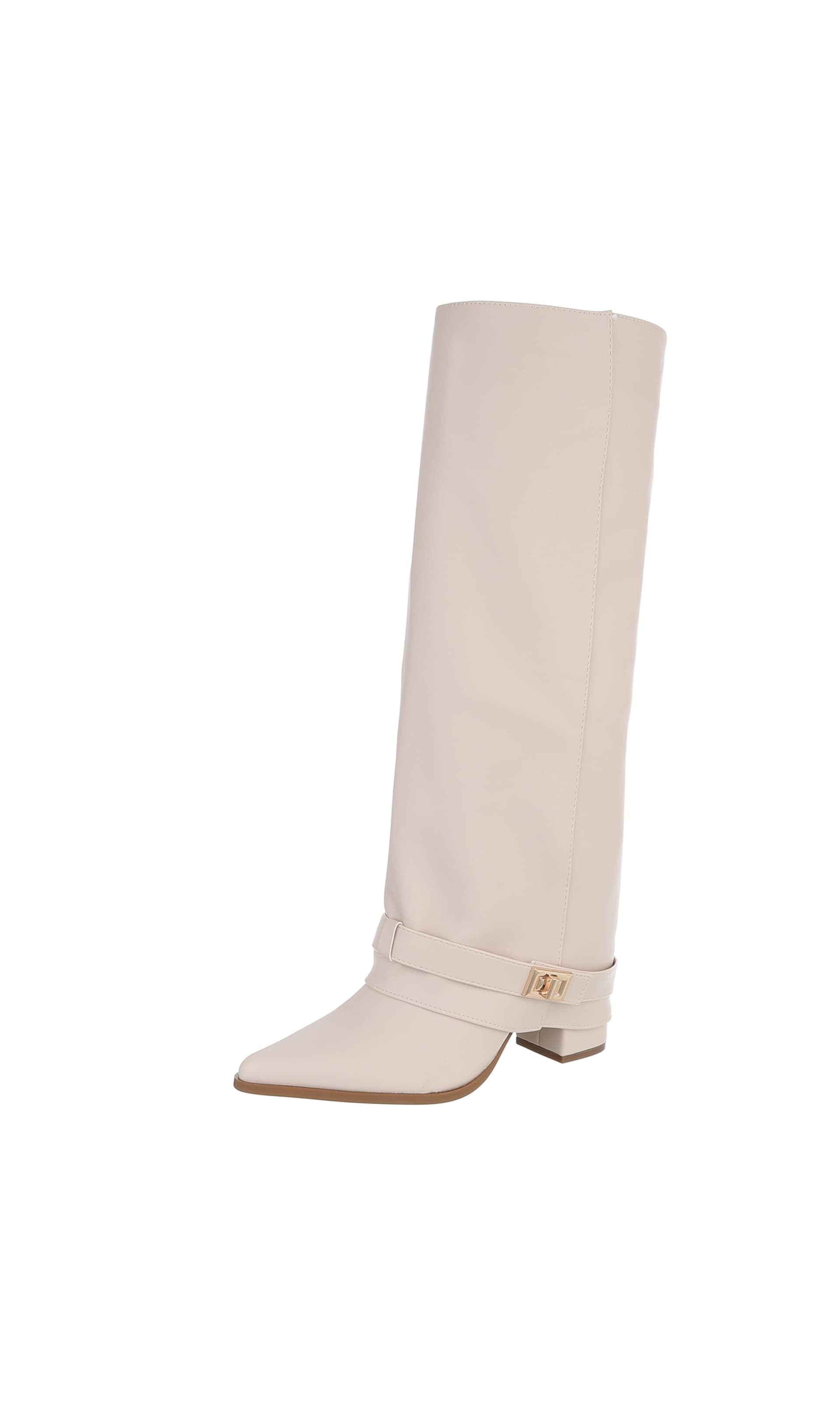 Ital-Design Boots in Beige: front
