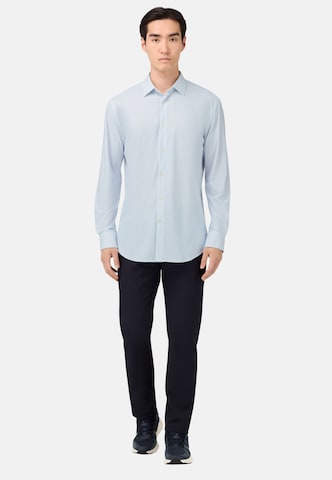 Coupe regular Chemise Boggi Milano en bleu