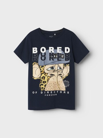 T-Shirt 'Bored Ape' NAME IT en bleu