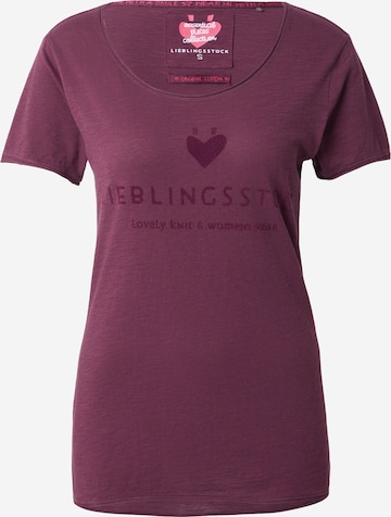 LIEBLINGSSTÜCK Shirts 'Cia' i lilla: forside
