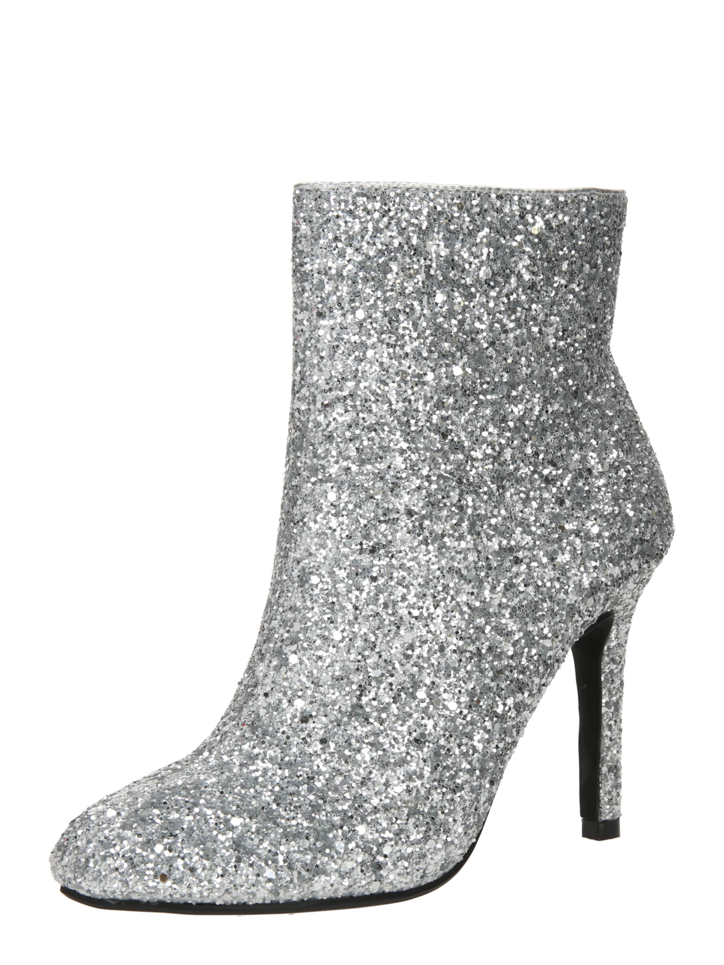 ABOUT YOU Ankle boots 'Linea' σε ασημί: μπροστά