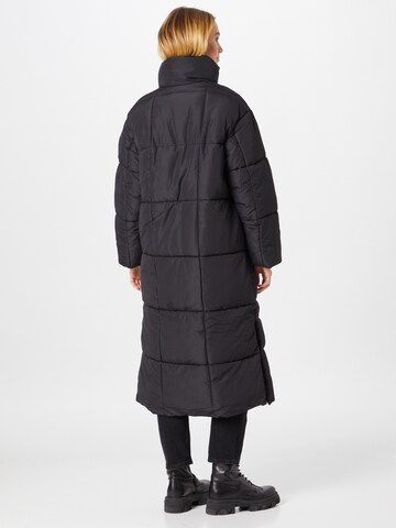 Monki Winter Coat in Black
