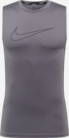 NIKE Functioneel shirt in Grijs: voorkant