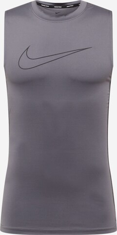 NIKE - Camiseta funcional en gris: frente