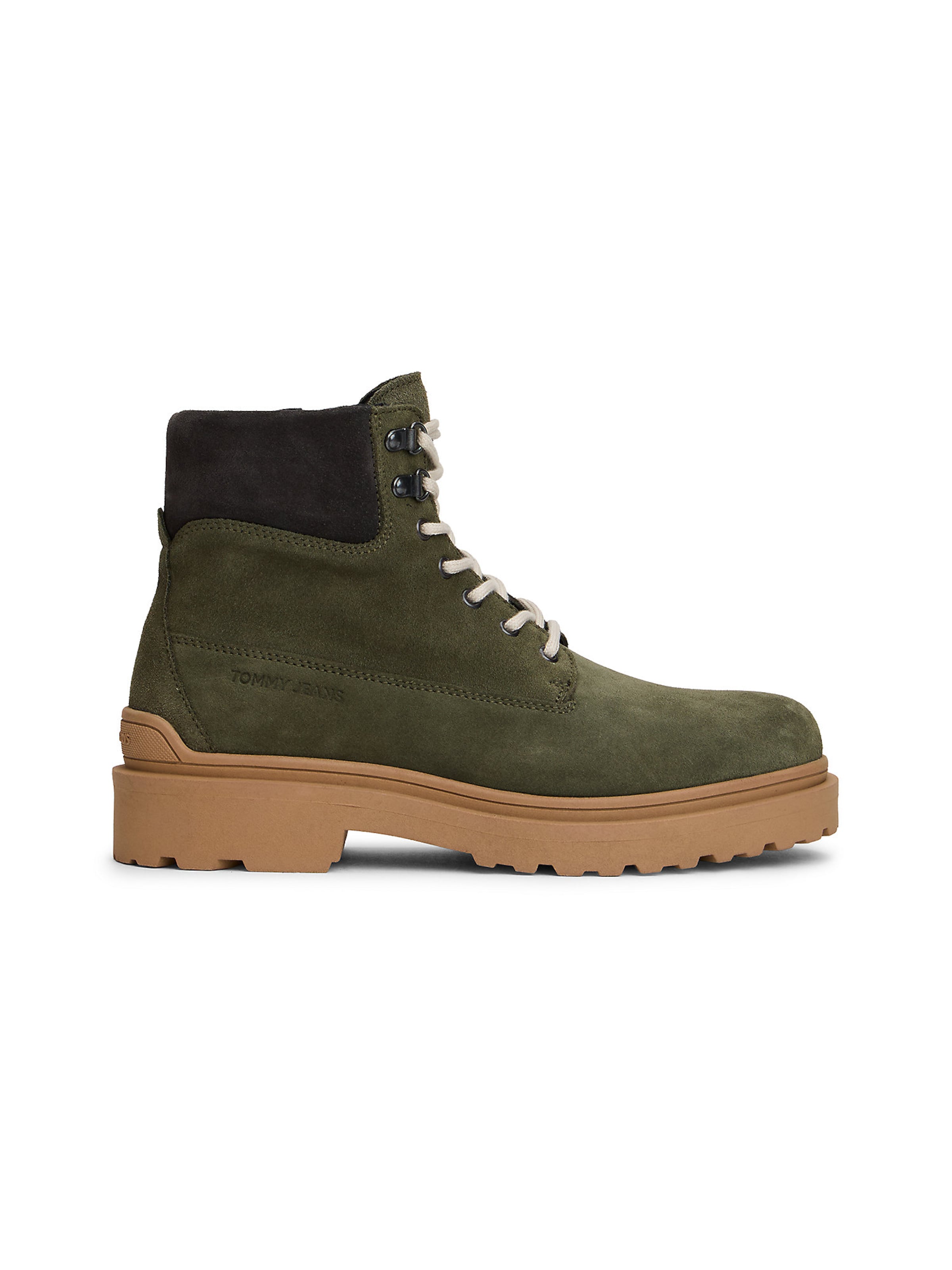 Tommy Jeans Veterboots in Groen