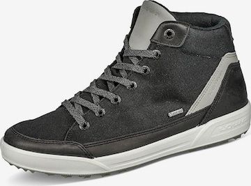 LOWA Boots ' Portland GTX MID ' in Black: front