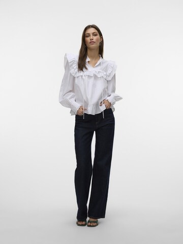 Chemisier 'VMSTINE' VERO MODA en blanc
