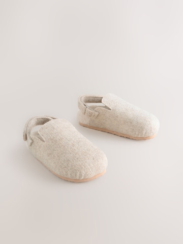 Next - Zapatillas de casa en beige
