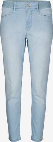 Angels Slimfit Jeans 'Ornella' in Blauw: voorkant