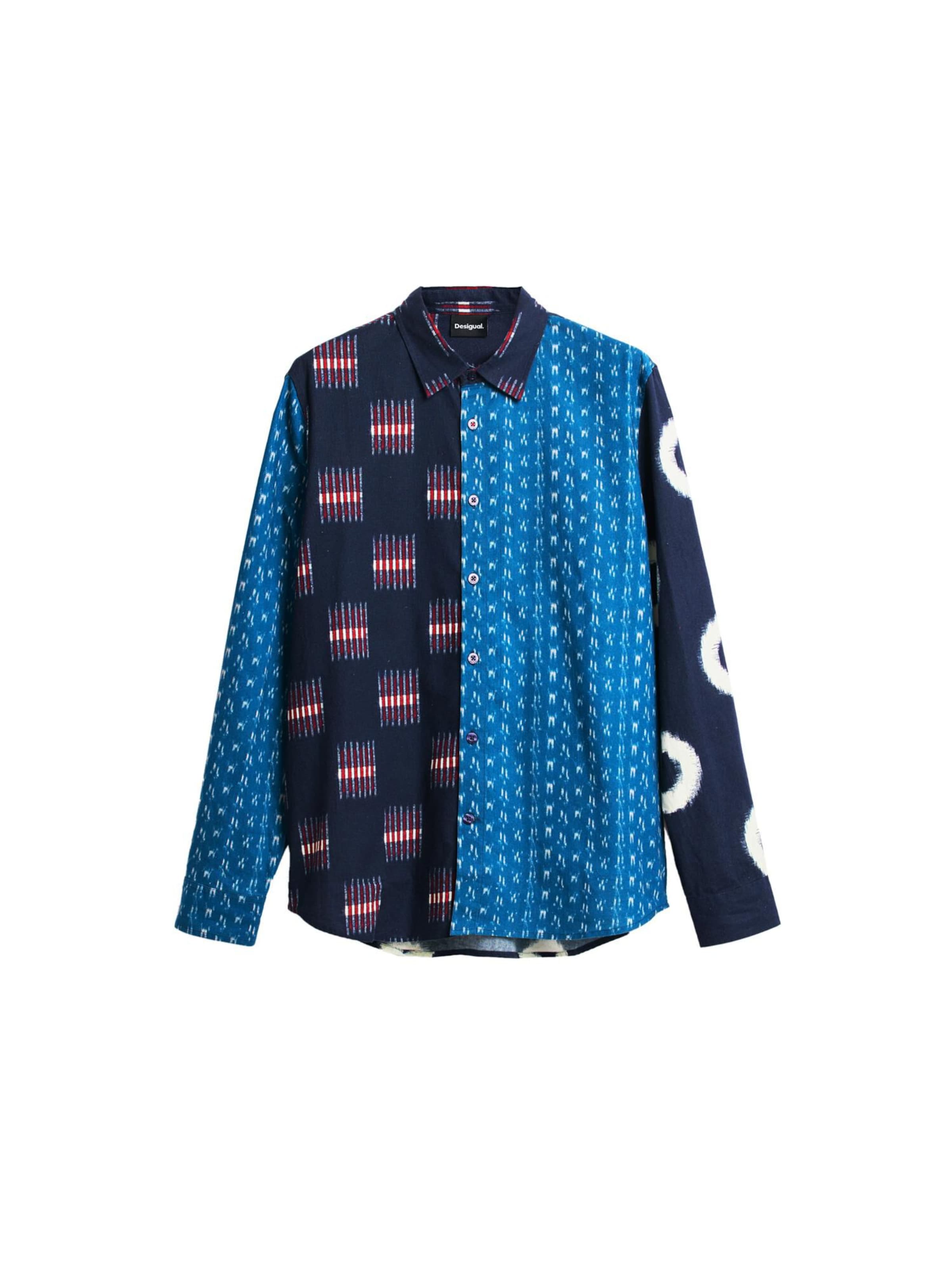 Desigual Regular fit Риза в синьо: отпред