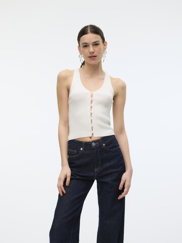 VERO MODA Sticktop 'GOLD' i hvid: forside