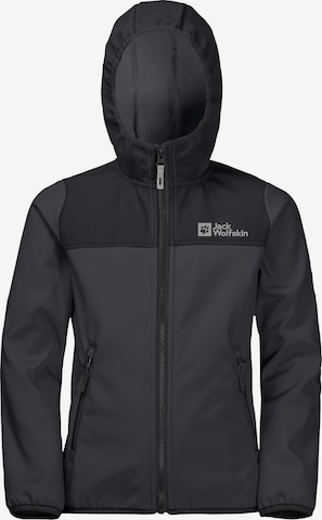 JACK WOLFSKIN Outdoorová bunda 'Four Winds' - Hnedá: predná strana