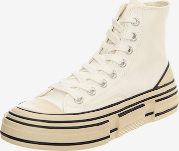 Jeffrey Campbell Sneakersy wysokie 'JC Play Endorphin-H White Canvas' w kolorze biały: przód