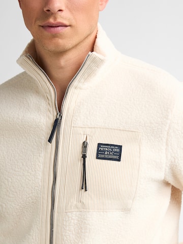 Petrol Industries Fleece Jacket in White