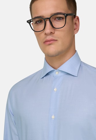 Coupe slim Chemise Boggi Milano en bleu