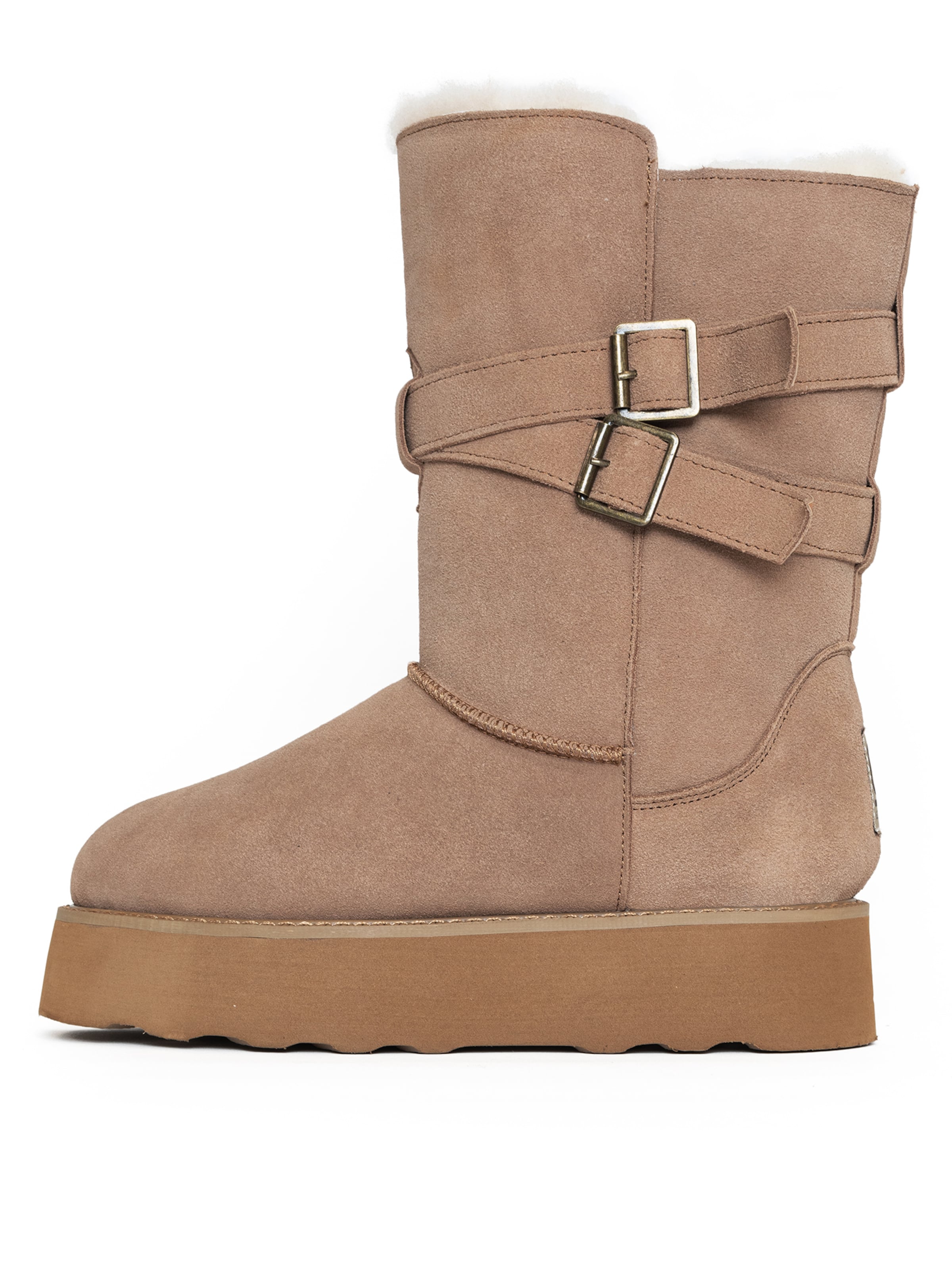 Gooce - Botas en marrón: frente