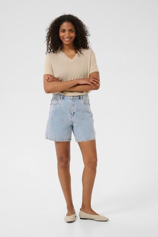 Kaffe Loosefit Broek 'Babeth' in Blauw