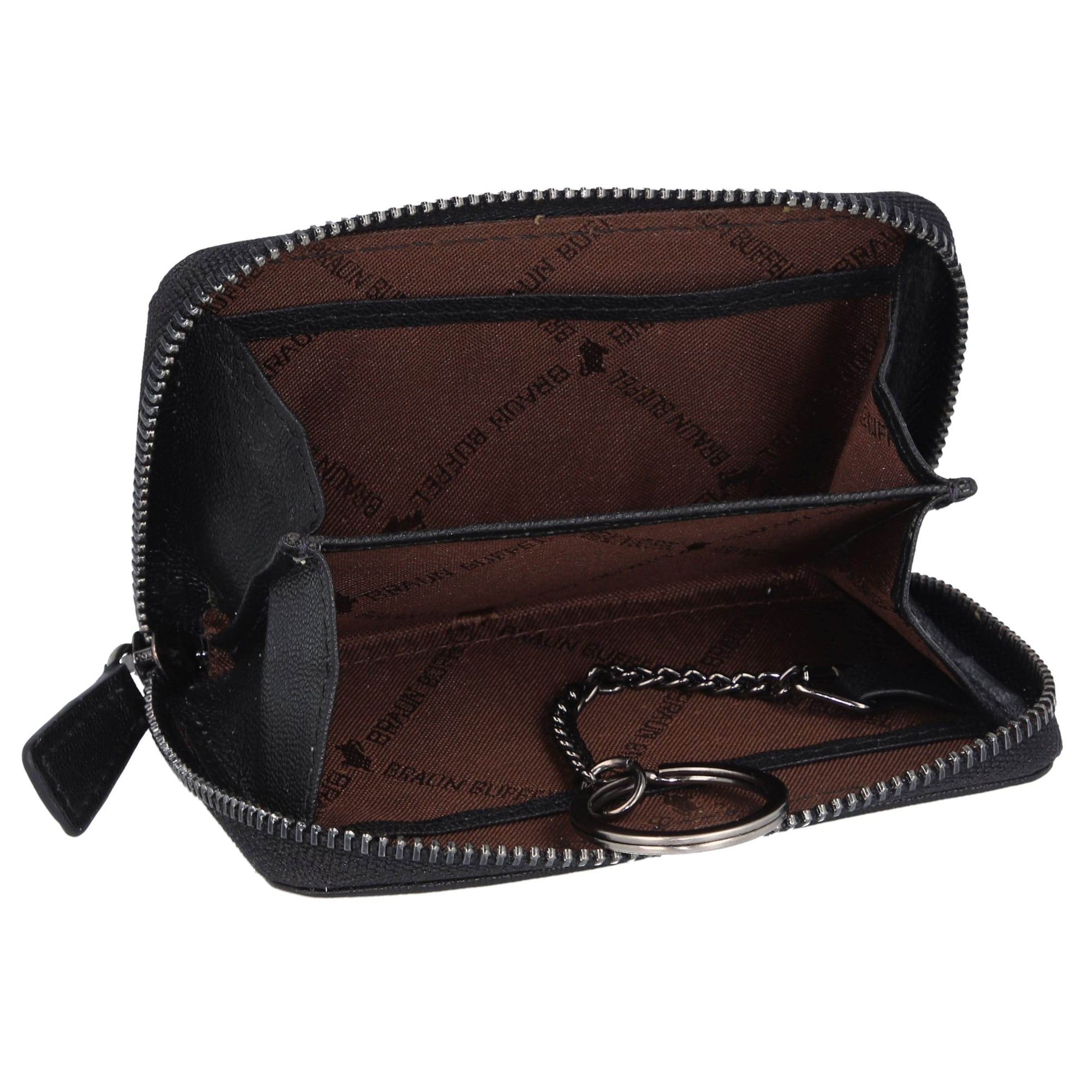 Braun Büffel Wallet 'Anna' in Black