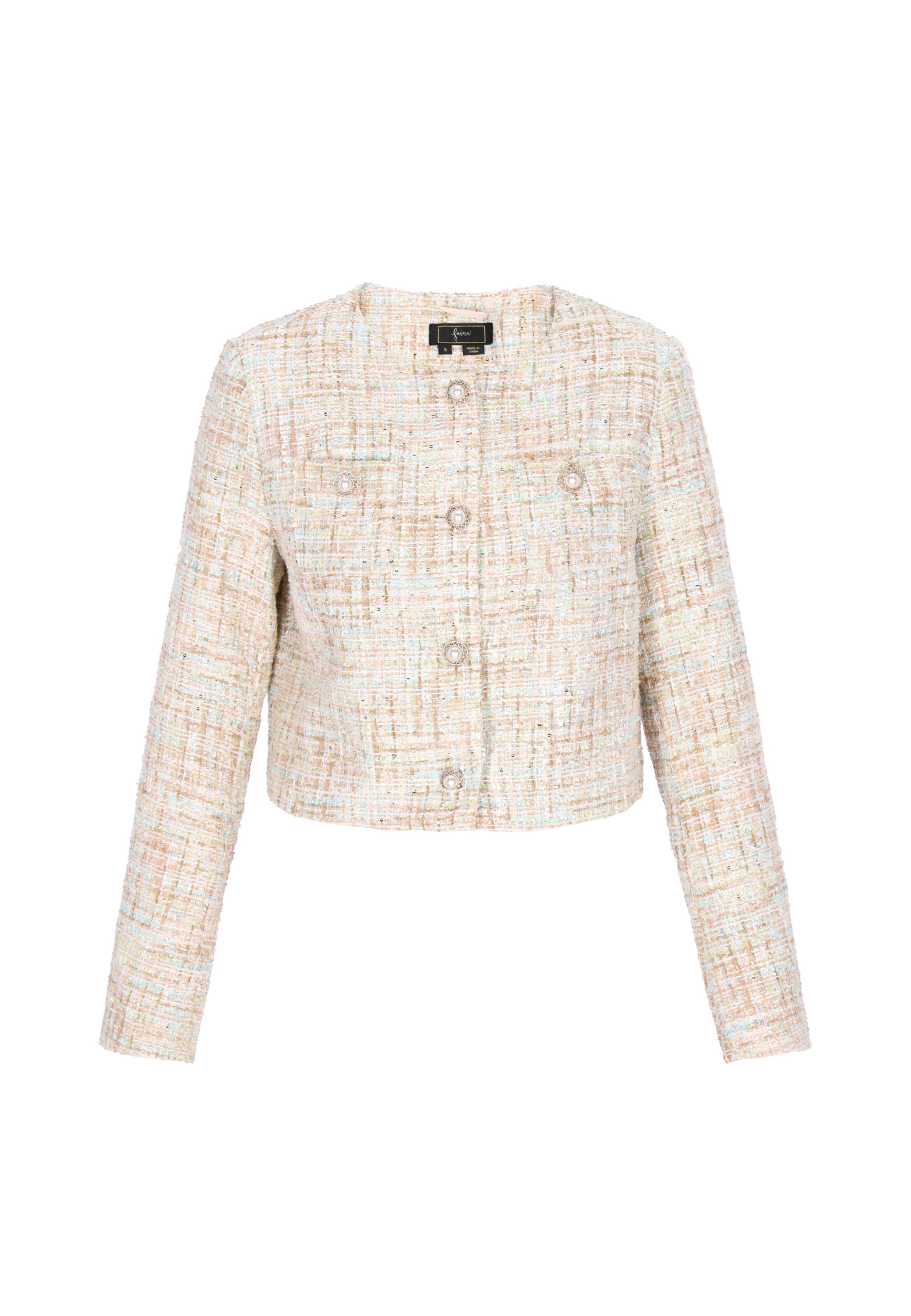 faina Blazers in Beige: voorkant