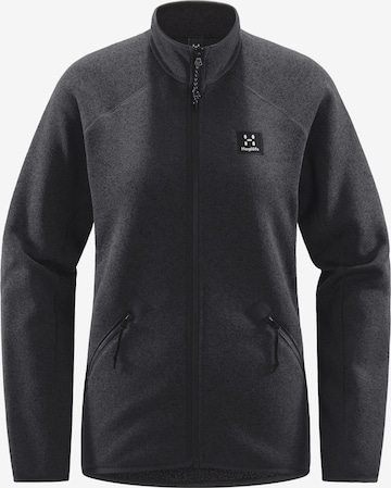 Haglöfs Athletic Fleece Jacket 'Risberg' in Grey: front