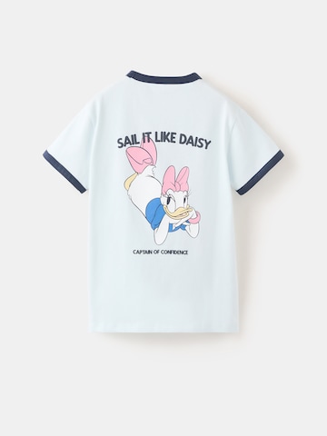 MANGO KIDS Koszulka 'PDSAIL' w kolorze niebieski