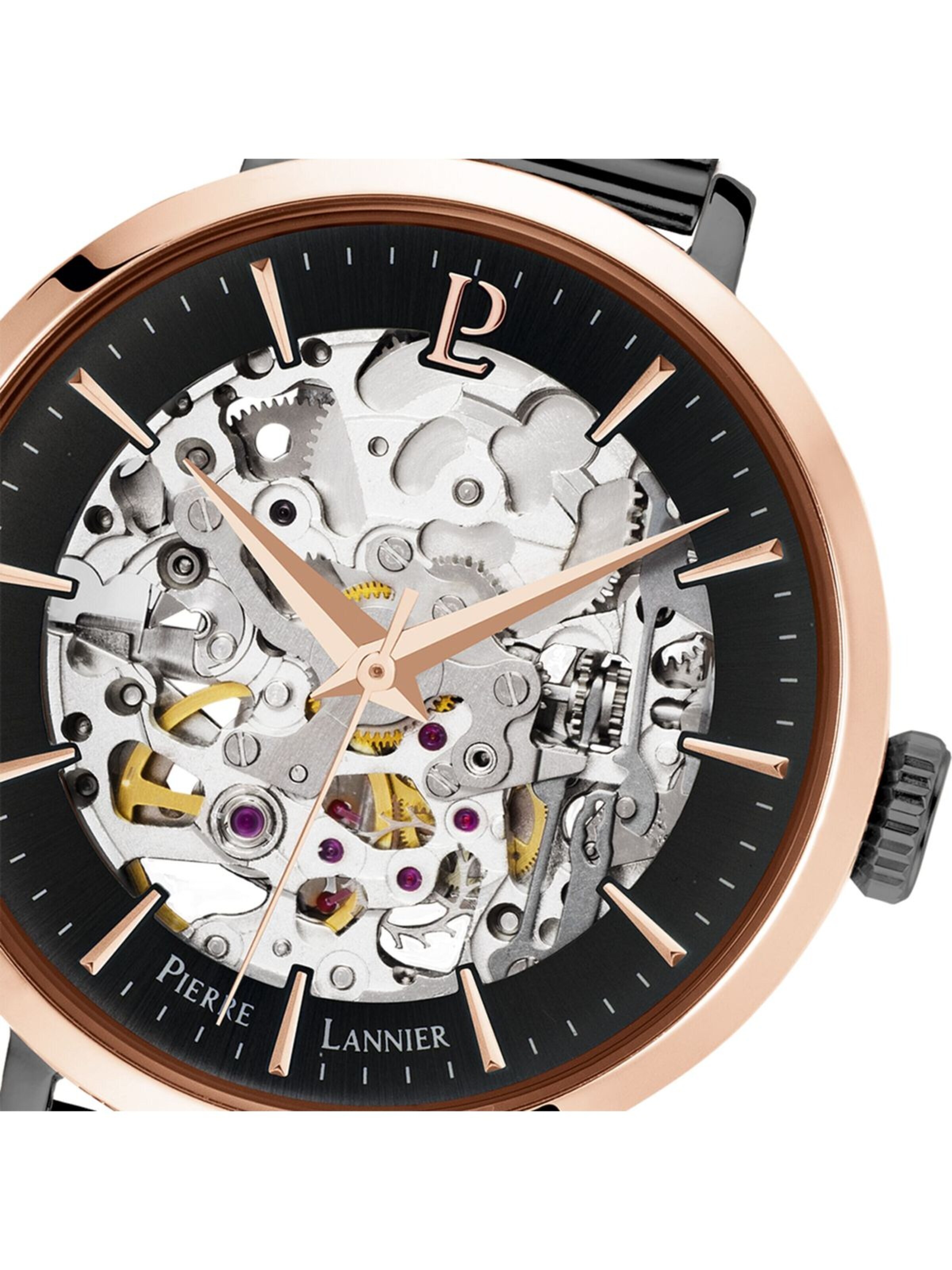 Montre à affichage analogique 'Pierre Lannier - Automatic watch Automatic - Automatic watch movement - Watch case width: 35 mm' Pierre Lannier en gris
