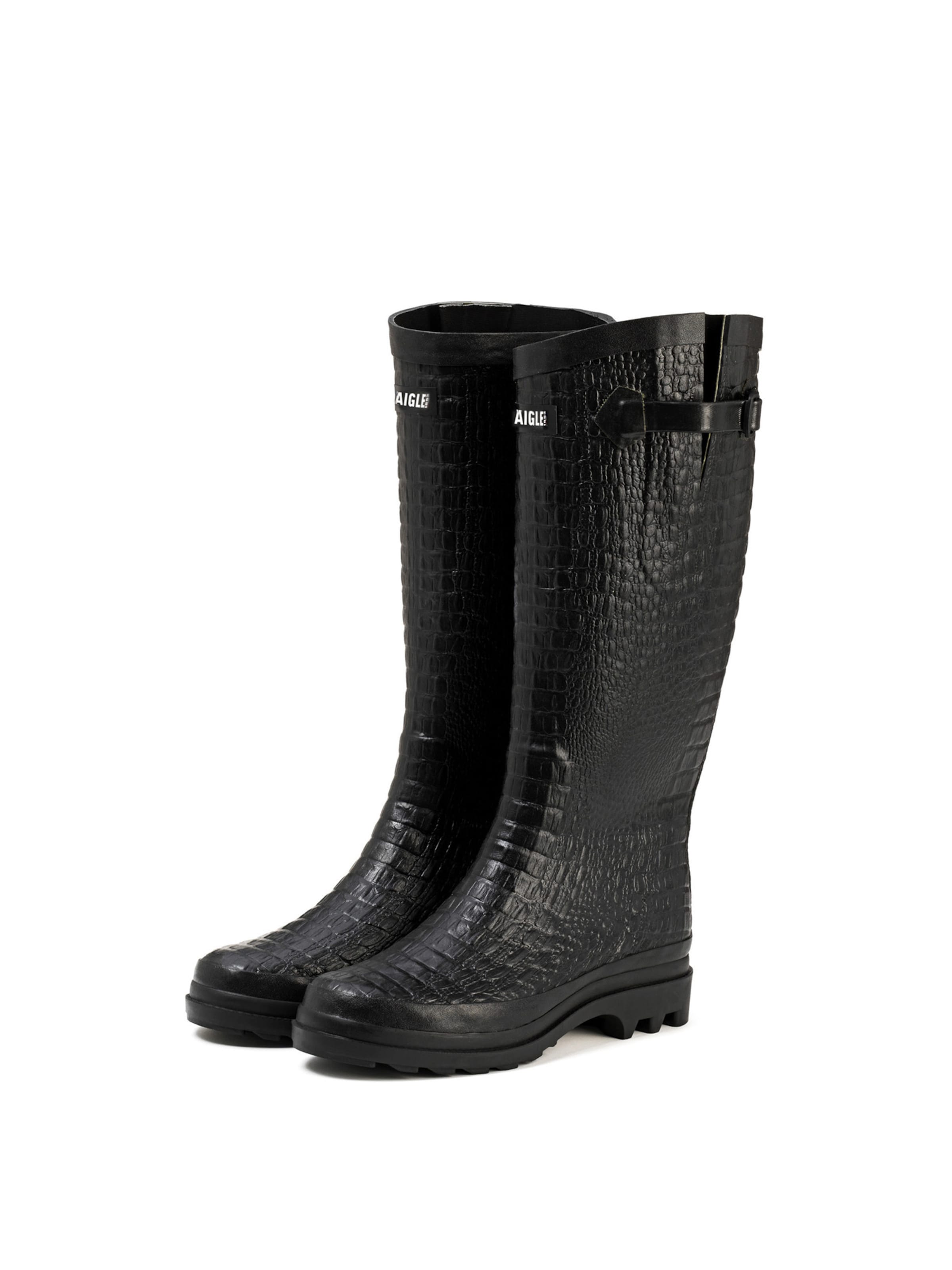 AIGLE - Botas de borracha 'AIGLENTINE 2' em preto: frente