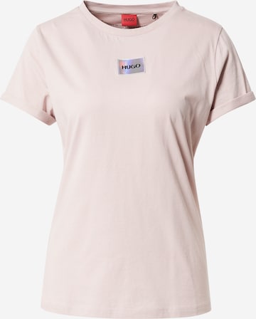 Maglietta di HUGO in rosa: frontale