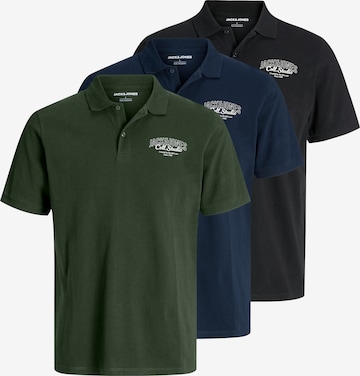 Maglietta 'JJMAKOTO' di JACK & JONES in blu: frontale