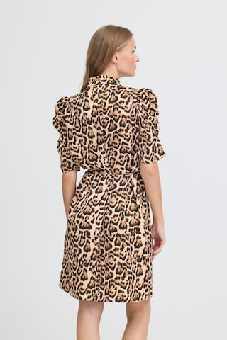 ICHI Kleid in Braun