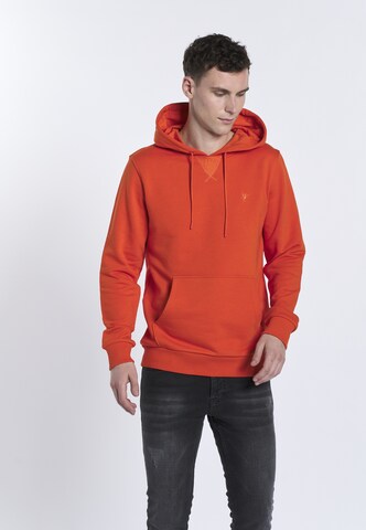 DENIM CULTURE Sweatshirt in Orange: predná strana