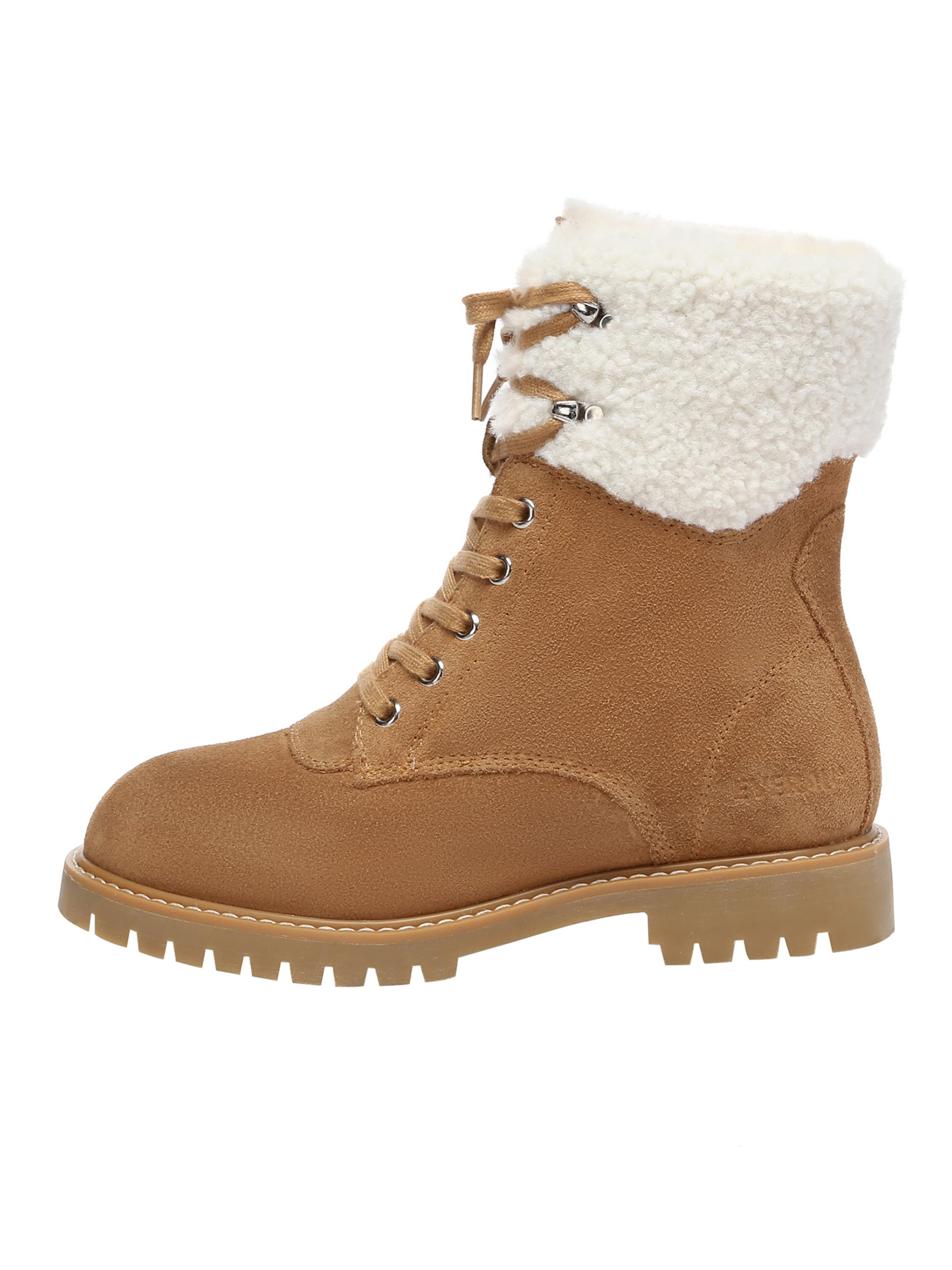 Everau Šnurovacie členkové čižmy 'Sittella' - Hnedá: predná strana