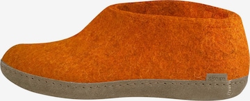 Glerups Hausschuh 'Classic' in Orange: Vorderseite