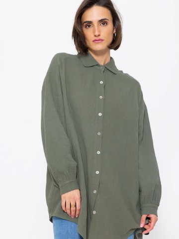 SASSYCLASSY Bluse 'lange Variante'‌‌‌‌‌‌ in Grün