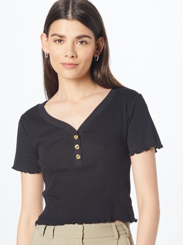 ABOUT YOU Shirt 'Paola' in Zwart: voorkant