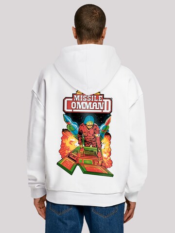 F4NT4STIC Sweatshirt 'Atari Games Red Retro Gaming' in Wit: voorkant