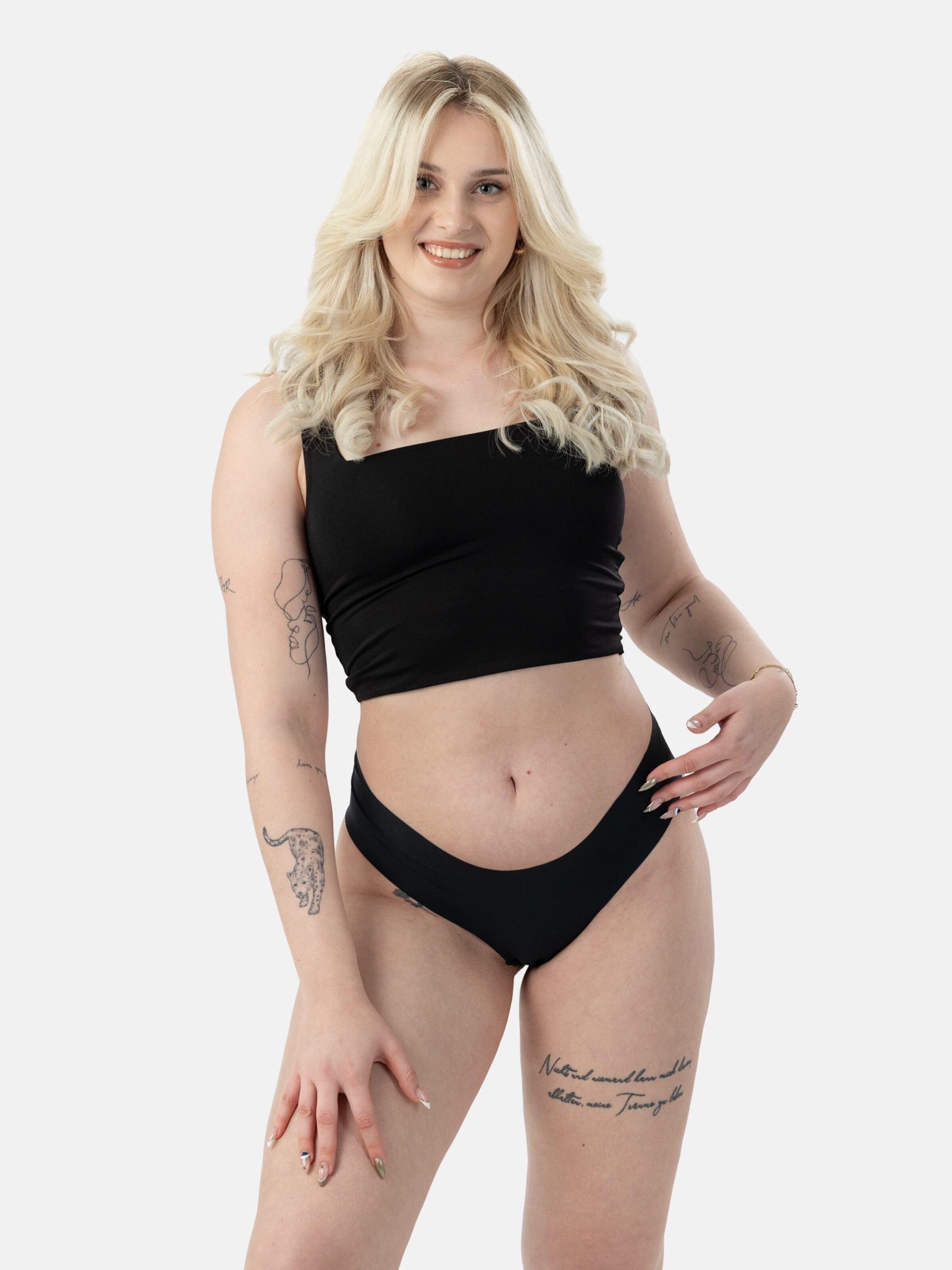 LEAFLETIC Panty 'Leafletic Women’s Low Rise Hipsters Brief' in Black