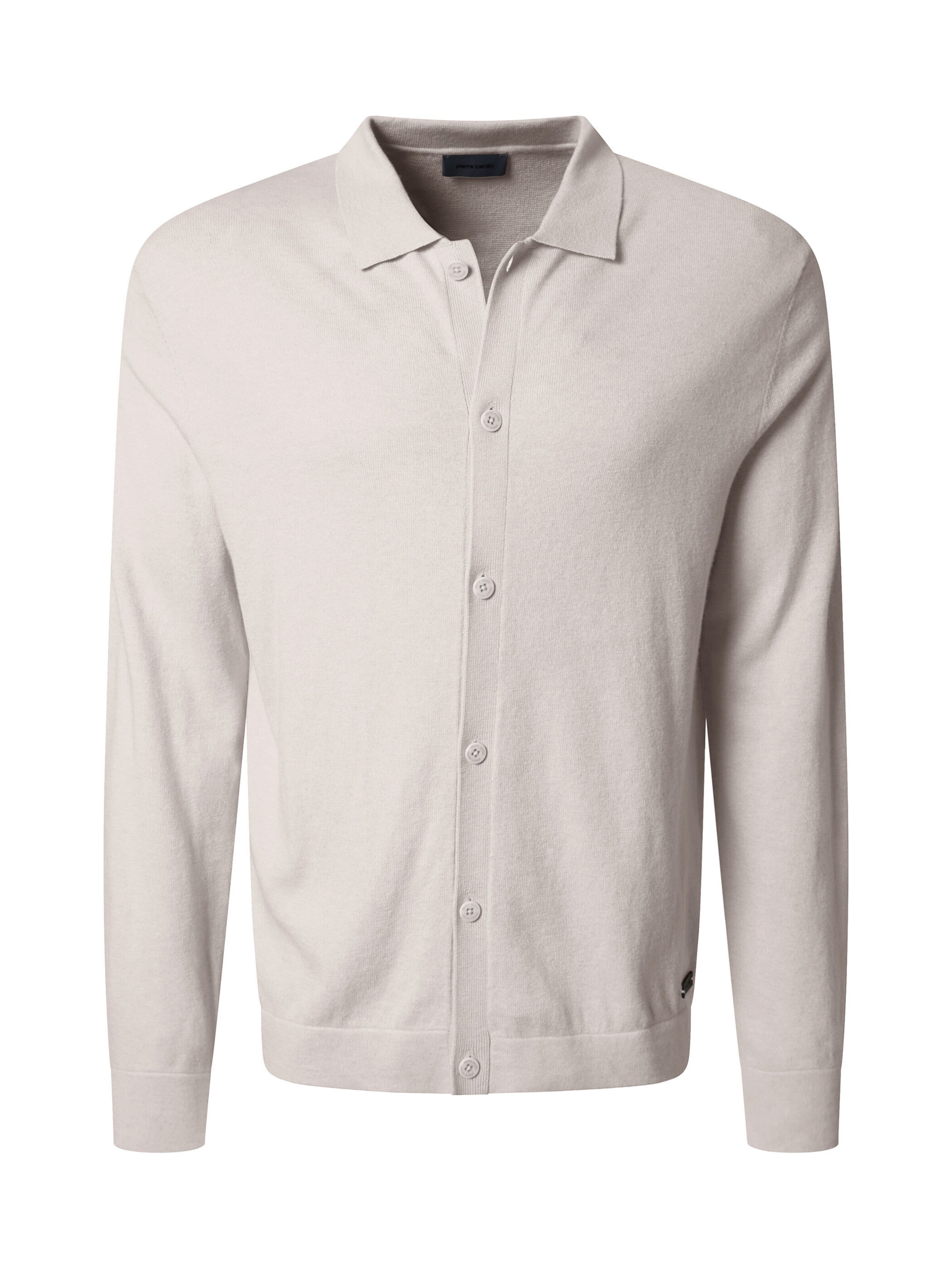 PIERRE CARDIN Knit Cardigan in Beige: front